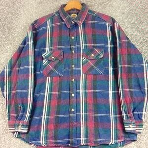 Eddie Bauer Multicolor Plaid Button Down Shirt